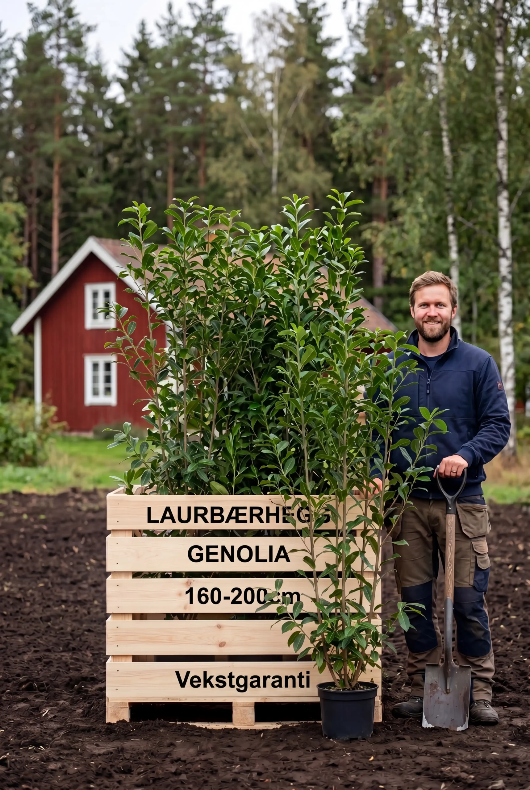Laurbærhegg Genolia Krukke 160-200cm - Bilde 2