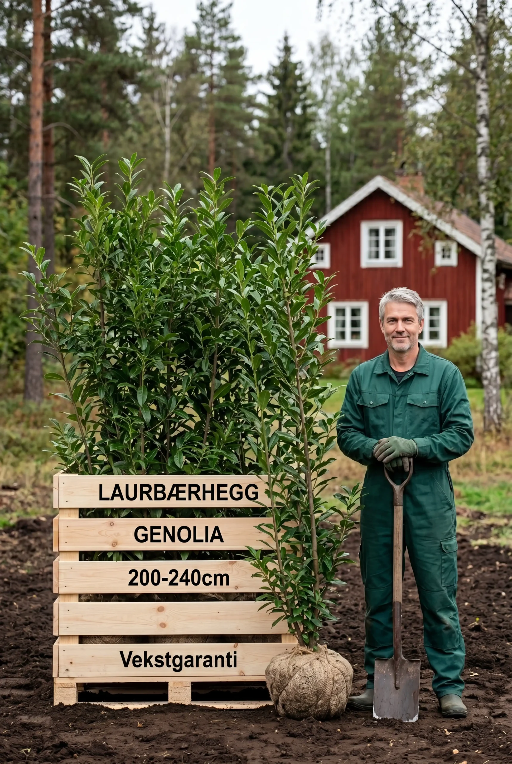 Laurbærhegg Genolia Rotklump 200-240cm - Bilde 2