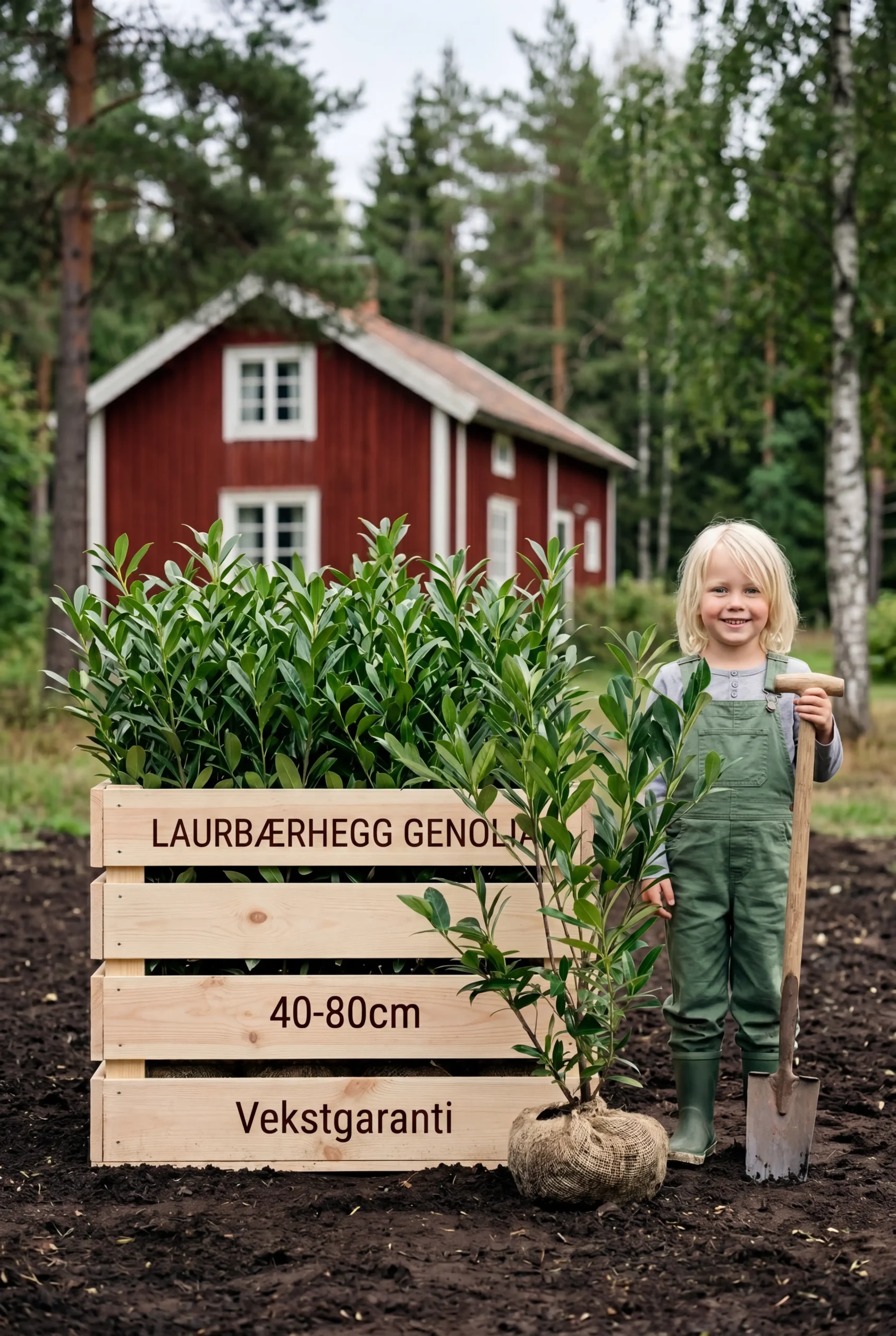 Laurbærhegg Genolia Rotklump 40-80cm - Bilde 2