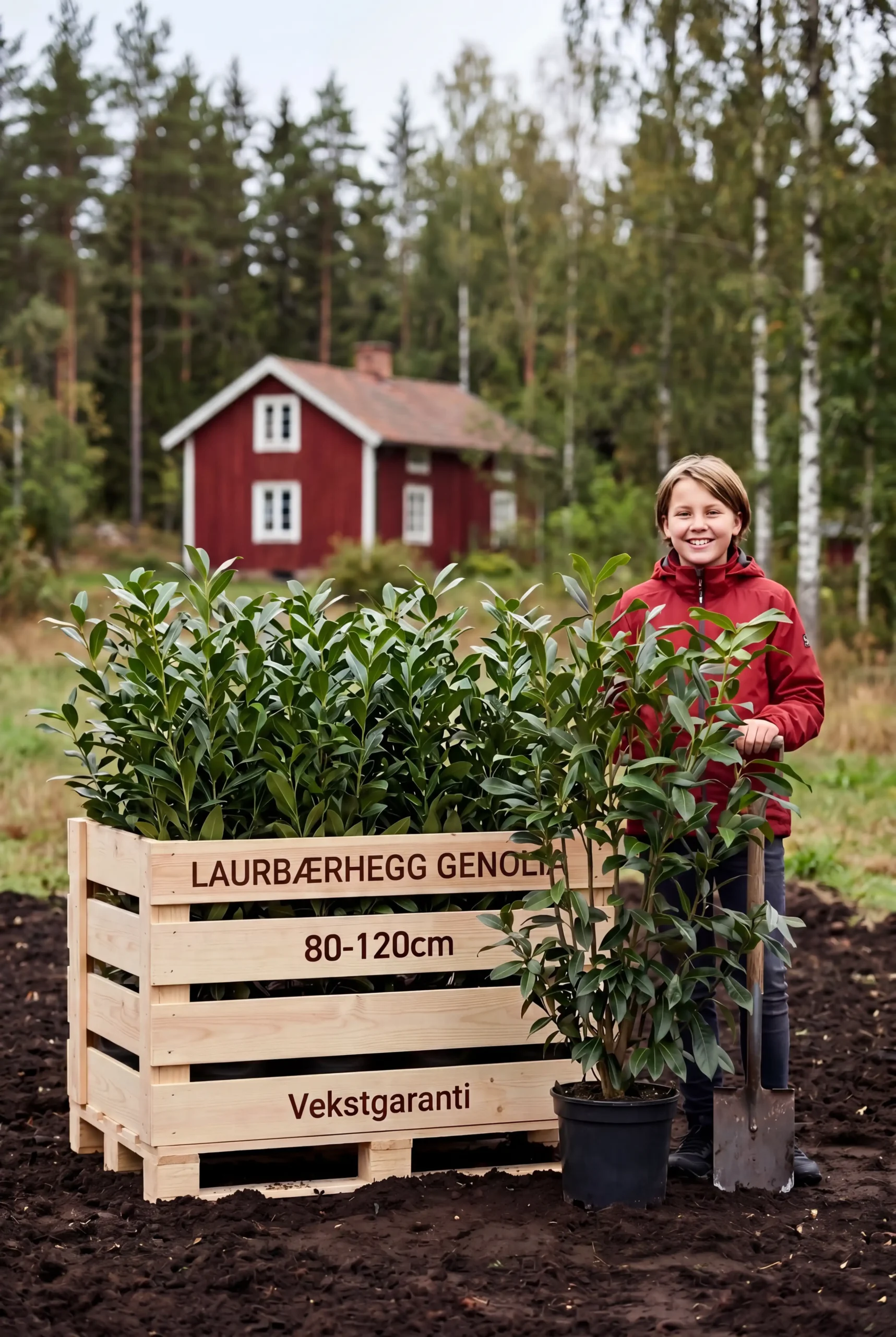 Laurbærhegg Genolia Krukke 80-120cm - Bilde 2