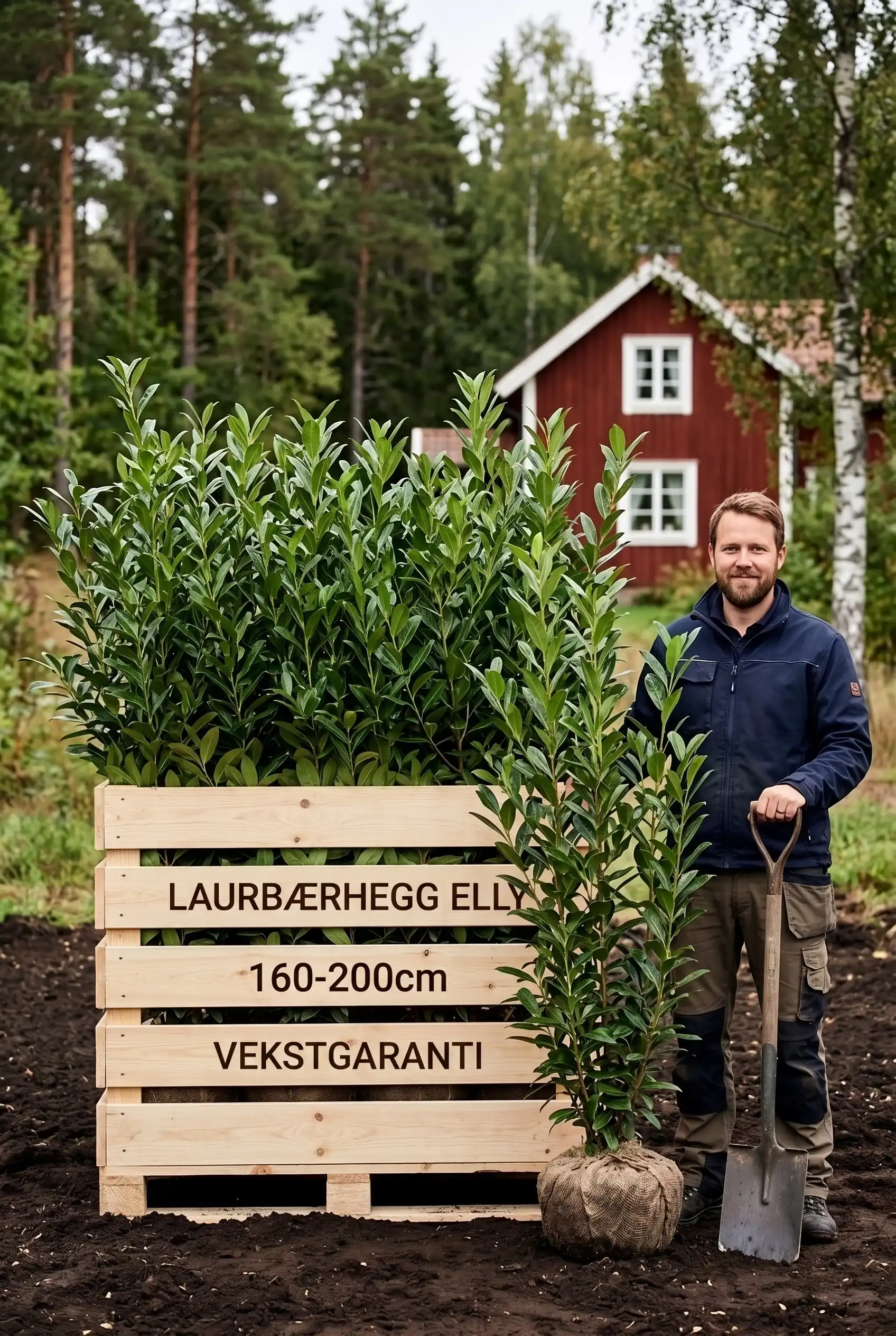 Laurbærhegg Elly Rotklump 160-200cm - Bilde 2