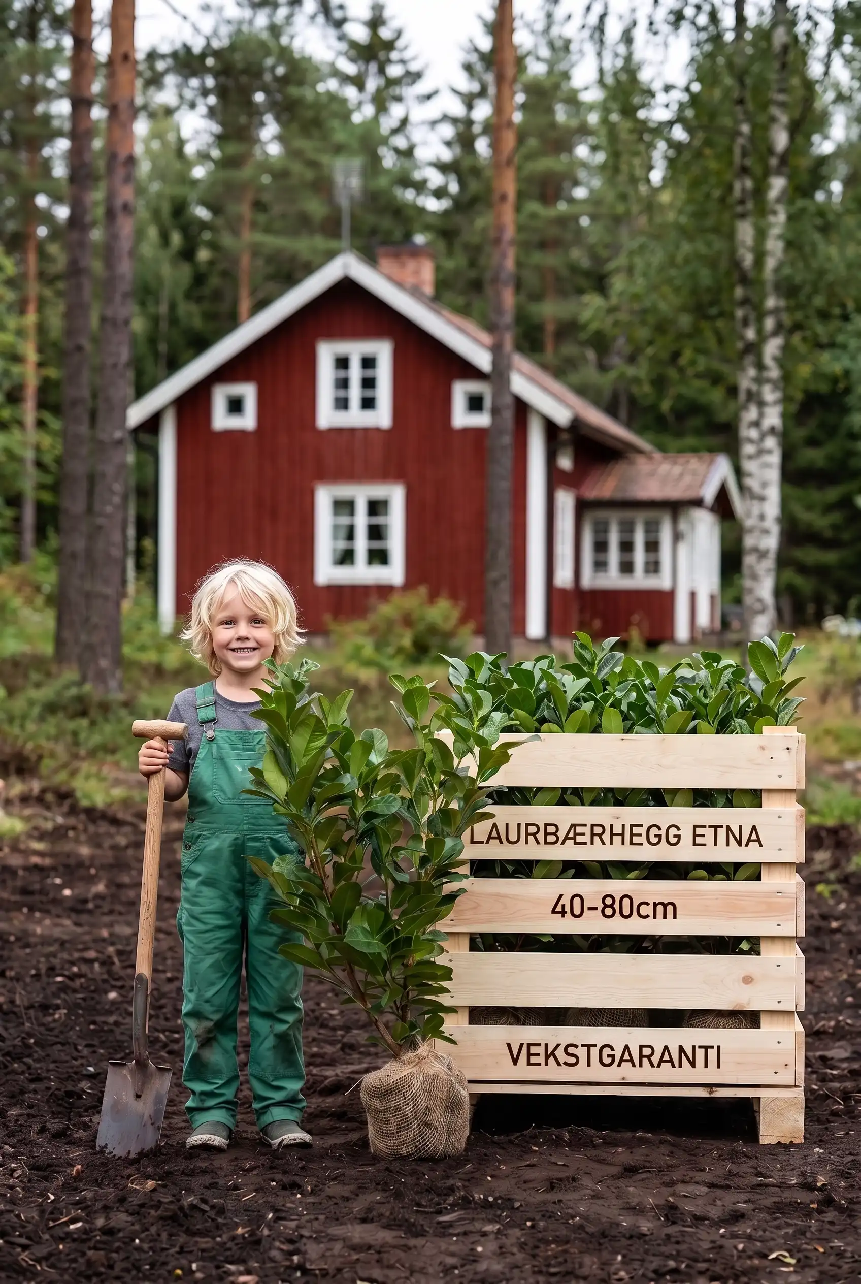Laurbærhegg Etna Rotklump 40-80cm - Bilde 2