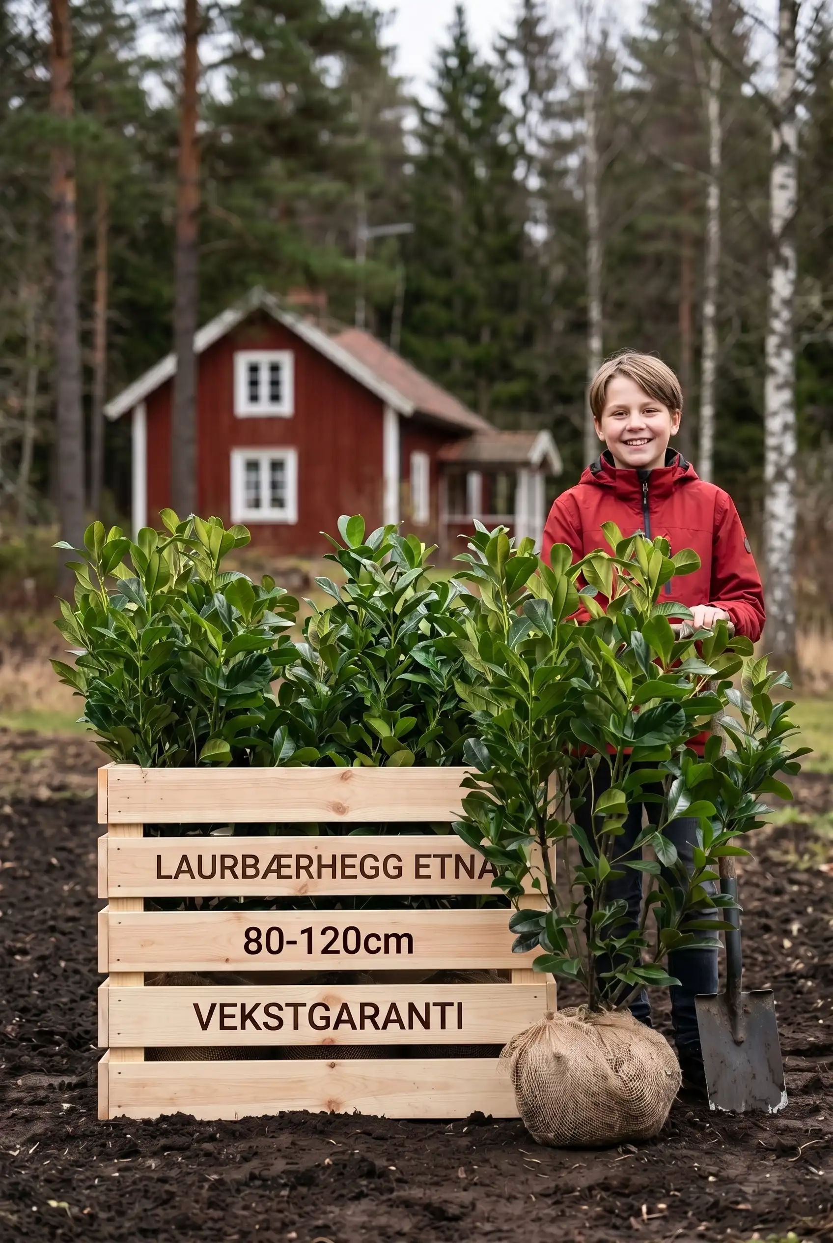 Laurbærhegg Etna Rotklump 80-120cm - Bilde 2